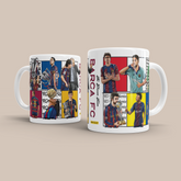 Barcelona FC Dream Team 3D Doodle Art - 11oz Ceramic Mug